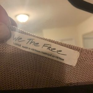 We the Free warm sweater